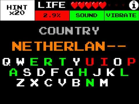 Hangman Hearts screenshot 2