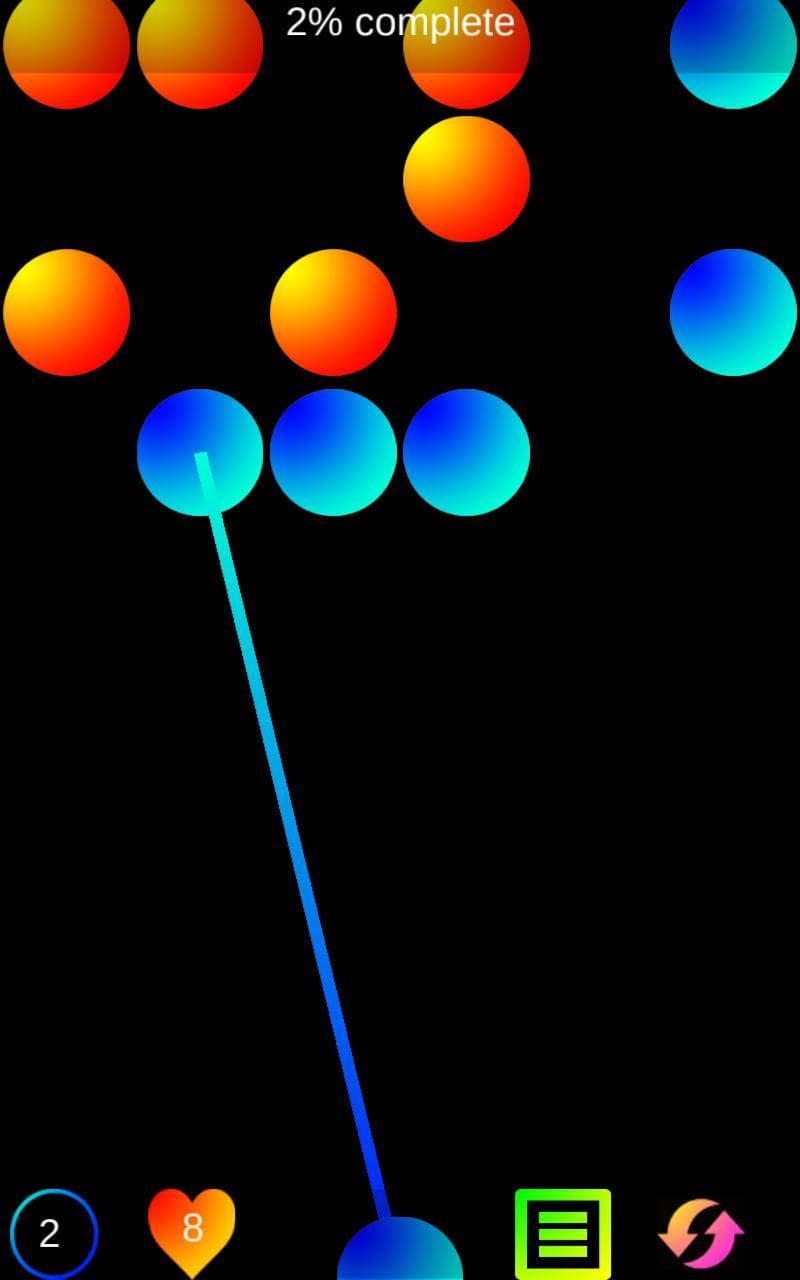Line at top screenshot 2