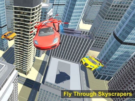 Flying Helicopter Car: Futuristic Autopilot Flight screenshot 3