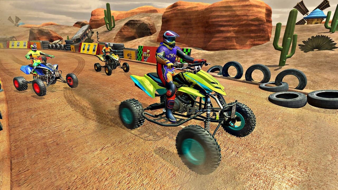 Subway Run: Quad Bike Racing FREE screenshot 5
