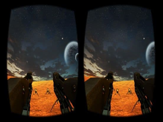 Alien VR Shooter: Virtual Reality Game For Google Cardboard