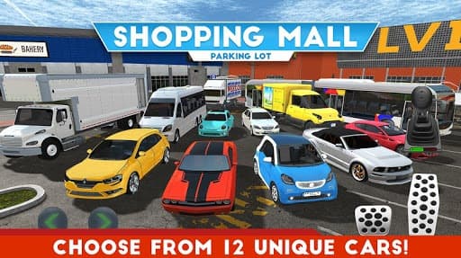 Shopping Mall Parking Lot