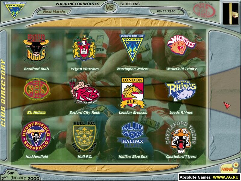 Super League Championship Rugby Manager screenshot 5