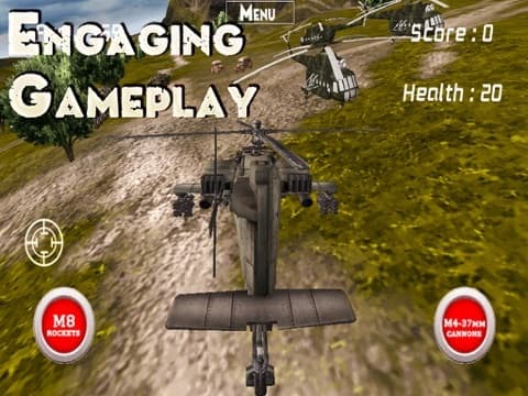 Boeing AH-64 Apache Longbow - Combat Gunship Helicopter Simulator of Infinite Tanks Hunter screenshot 6
