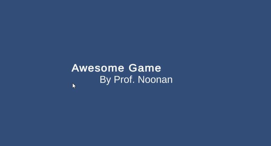 Awesome Game (MAC250Prof)