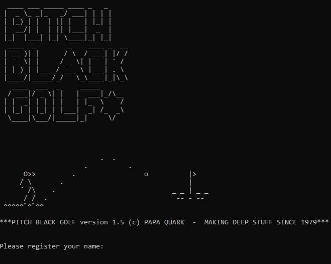 Pitch Black Golf screenshot 2