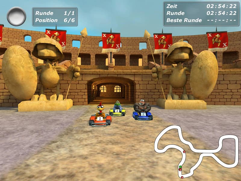 Moorhuhn Kart 3 screenshot 2