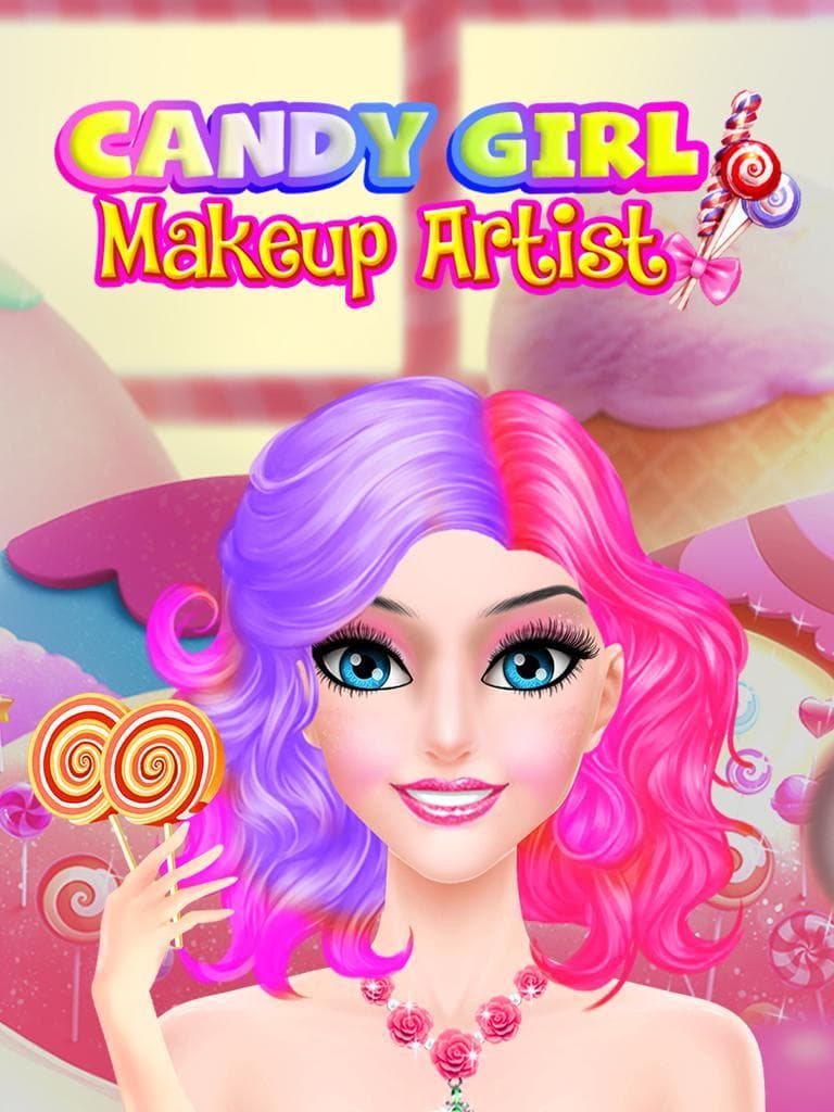 Candy Girl Makeup Artist- Candy Makeover screenshot 2