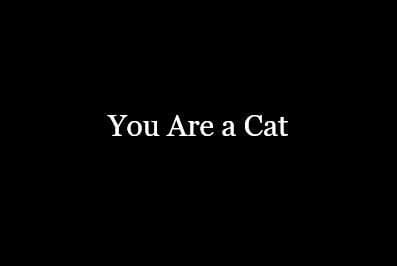You Are a Cat