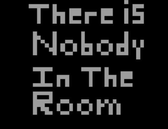 There is Nobody In The Room