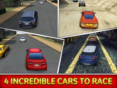 3D Police Run Drag Racing Simulator - A Real Cops Chase Driving Race screenshot 3