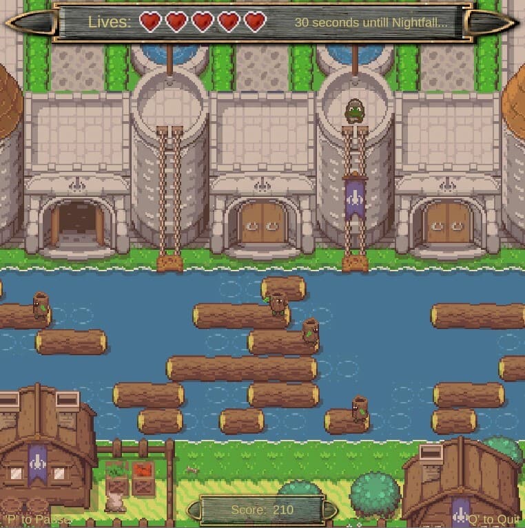 Medieval frogger screenshot 5