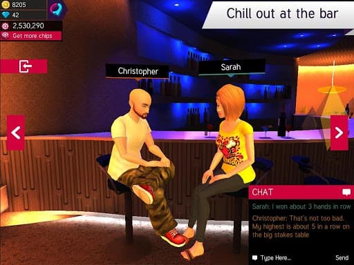 Avakin Poker - 3D Social Club screenshot 4
