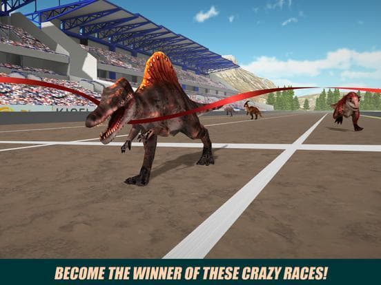 Jurassic Dino Racing Challenge 3D Full screenshot 3