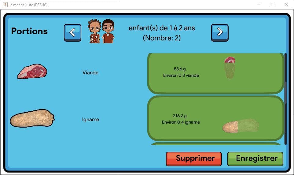 Je Mange Juste (Bayaola) screenshot 6