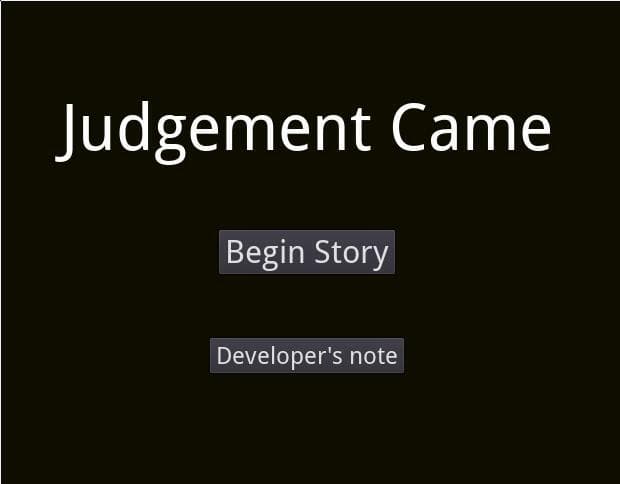Judgement Came