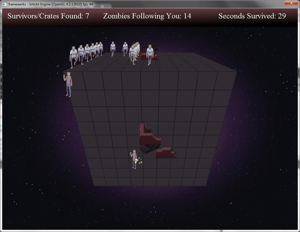 Snake on Six Planes (aka Zombie Conga) screenshot 3