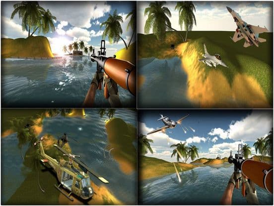 Bazooka Gun War Helicopter Shooting screenshot 2