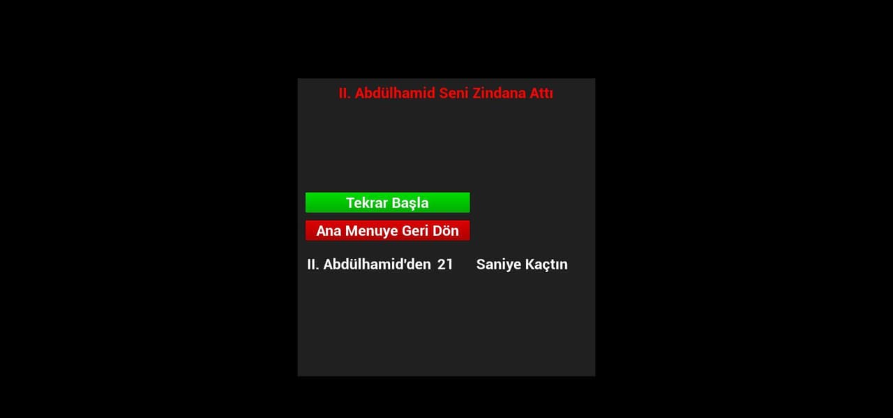 II. Abdülhamidden Kaçış