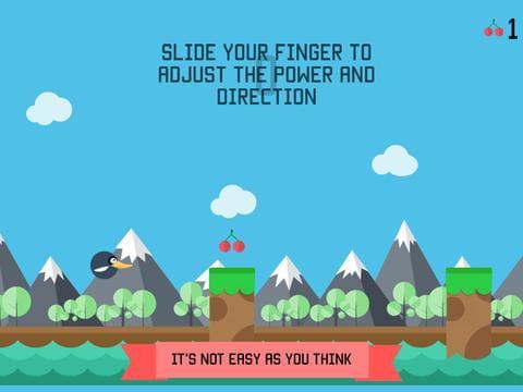 The Flappy Bouncing Bird: the new classic original sliding bird game screenshot 3