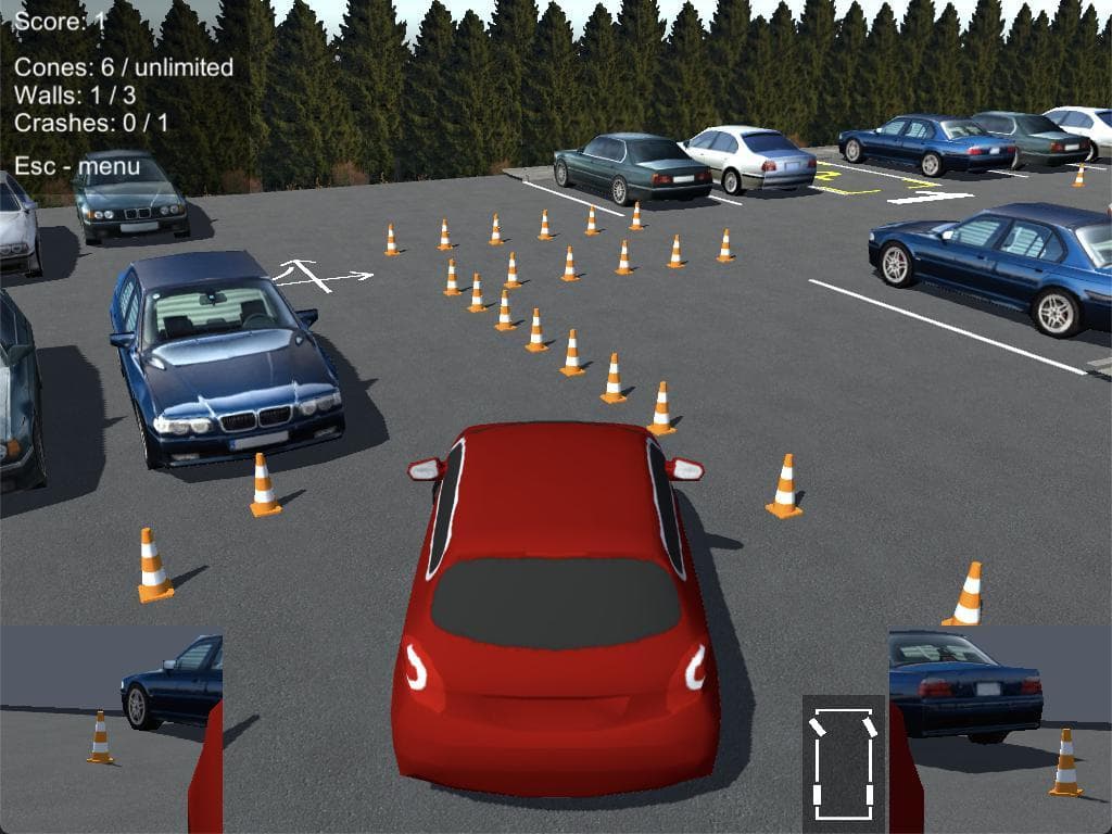 Parking simulator (rpt11) screenshot 2