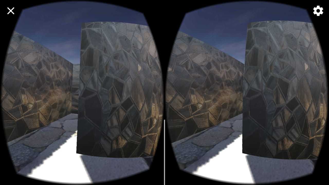 Maze demo VR screenshot 2