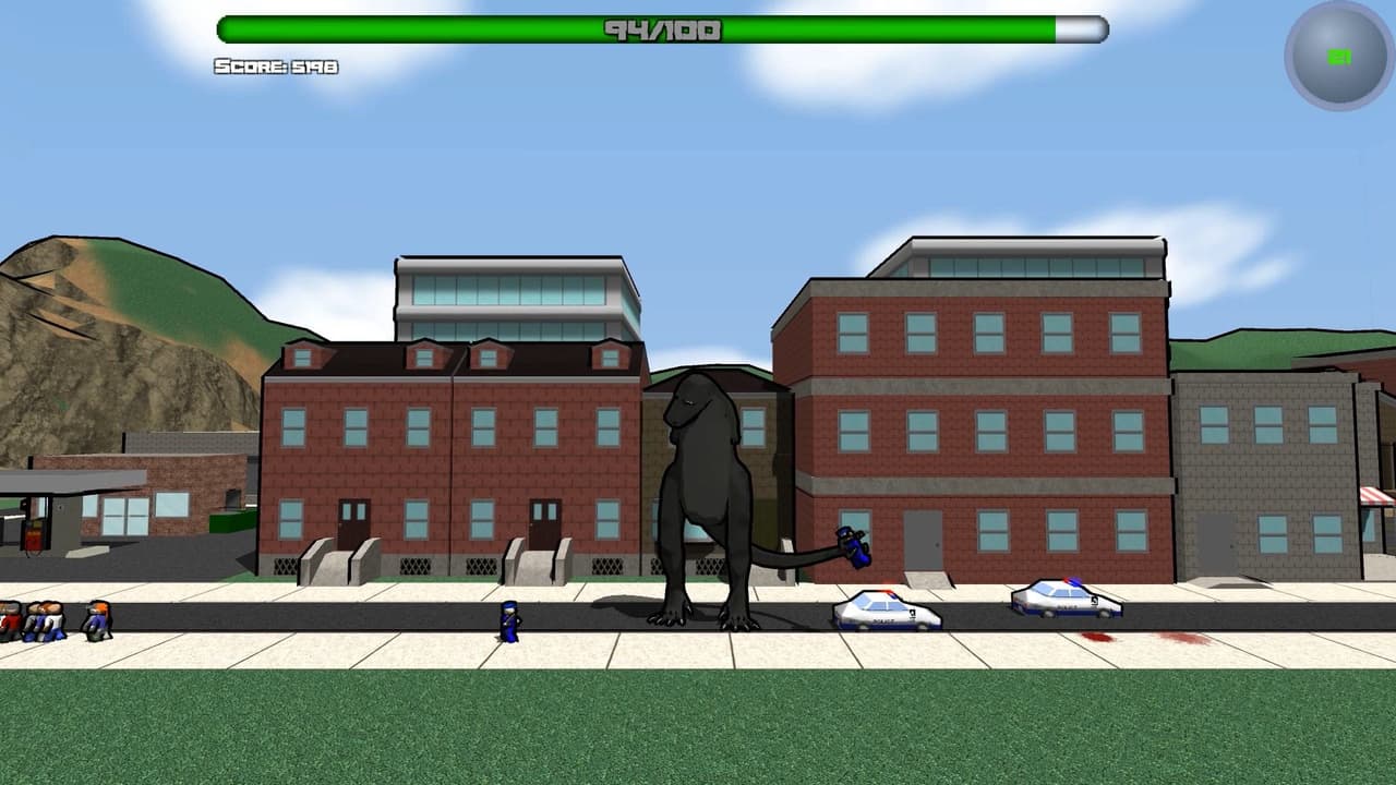 Attack of the Giant Mutant Lizard screenshot 2