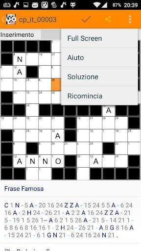 Cruciverba Crittografati - Giochi enigmistici screenshot 5