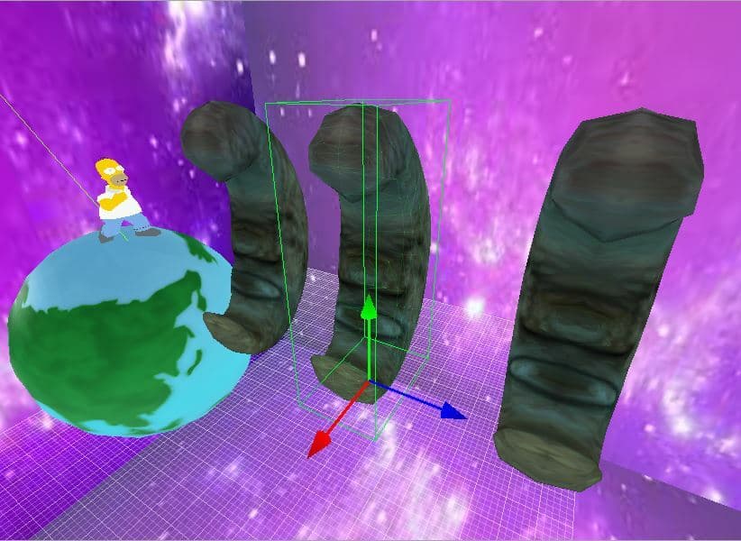 Homer Simpson Moon Jump