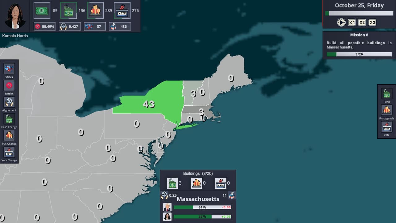 Election Tycoon: Trump vs Harris screenshot 4