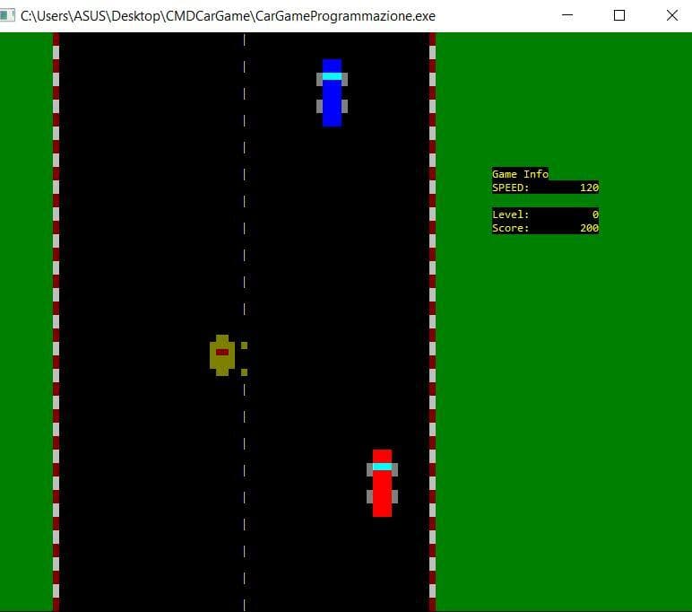 A Command Prompt Car Game