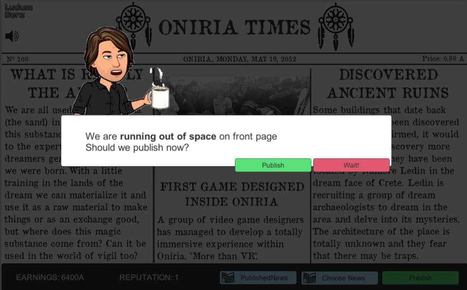 Oniria Times screenshot 2