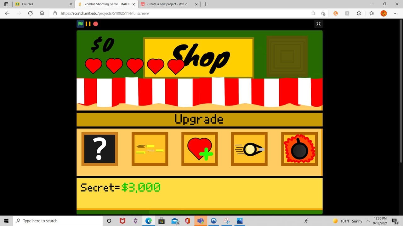 Zombie Shooting Game (Official_amazingQ_Scratch)
