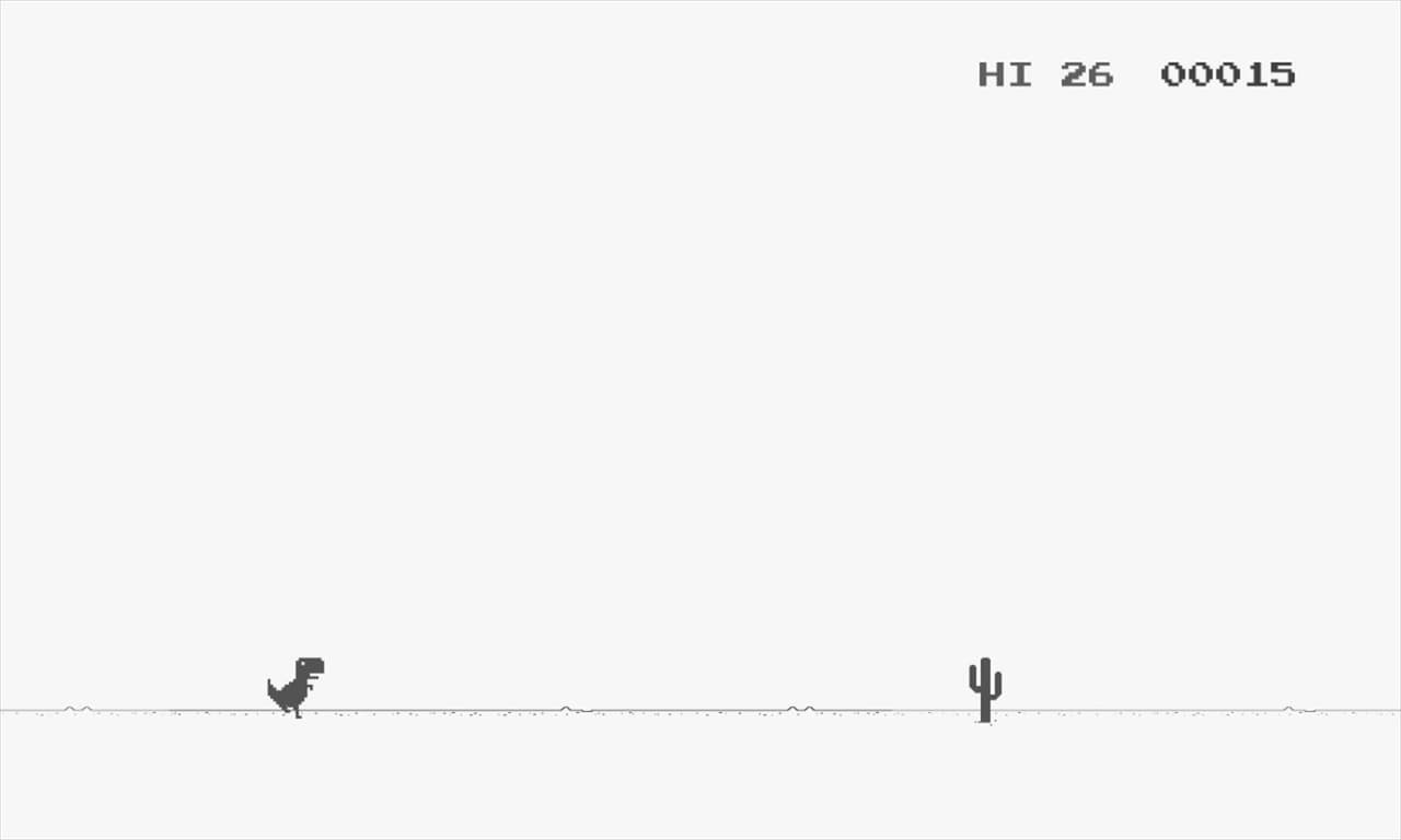 Trex runner screenshot 2