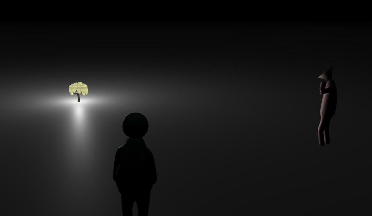 A light in the void