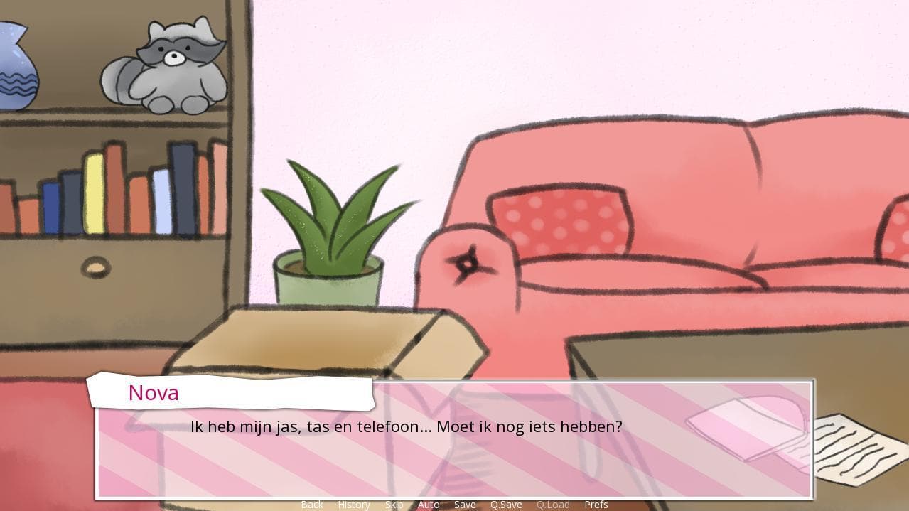 Dumpster Dating: een Ome Wasbeer Dating Sim screenshot 3