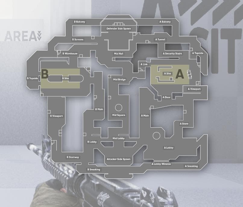 Valorant Level Design Prototype | FPS Personal Exercise