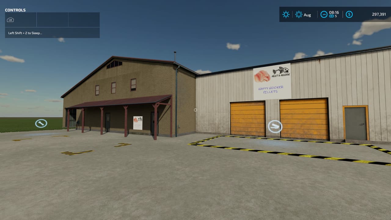 FS22 Yellow Perch Fish Fillet Shop