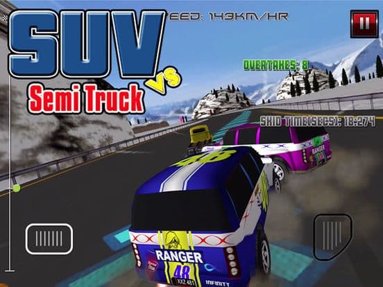 Suv Vs SemiTruck - 3D Racing Game screenshot 3