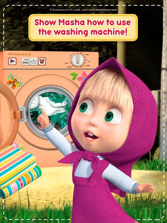 Masha and the Bear Clean House screenshot 4