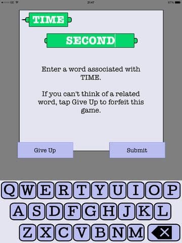 Associwords - word association game screenshot 2