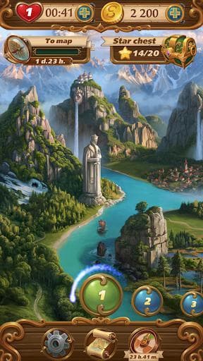 Magic Solitaire TriPeaks Cards Adventure no WiFi screenshot 5