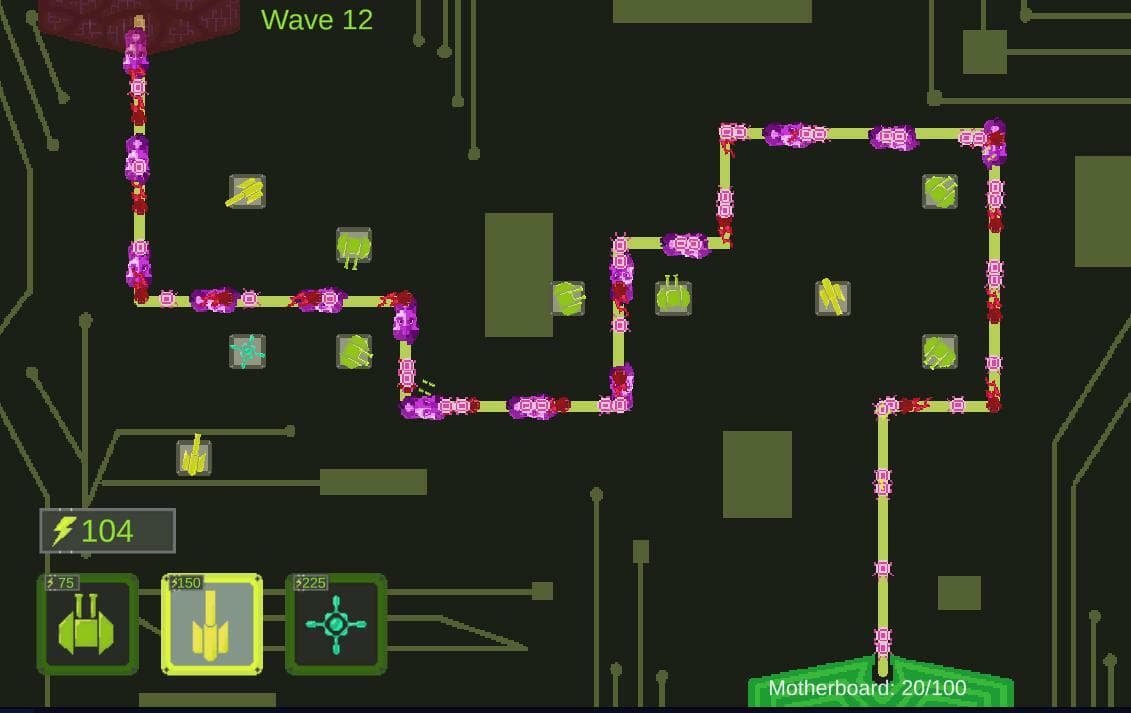 Circuit Defense (itch) screenshot 2