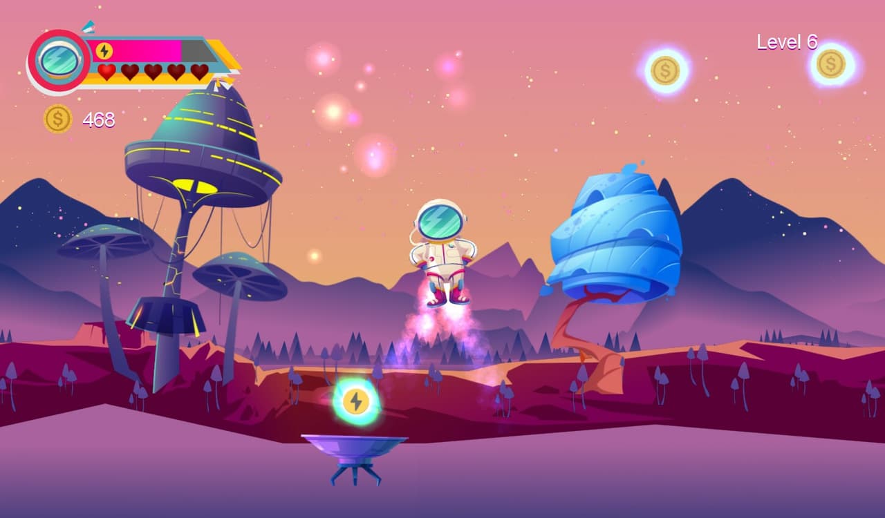 Jetpack astronaut screenshot 3
