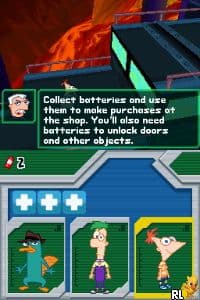 Phineas and Ferb: Across the 2nd Dimension (DS) screenshot 3
