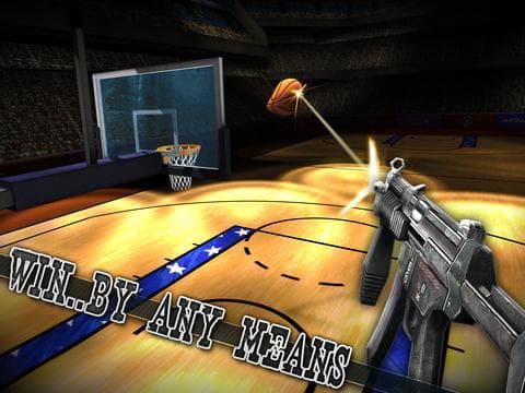 American Basketball: Guns & Balls screenshot 2