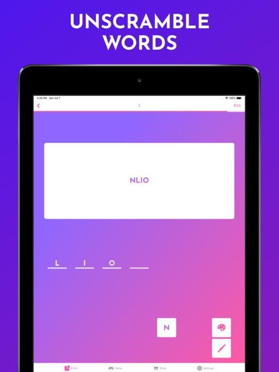 Word Jumble - unscramble words screenshot 2