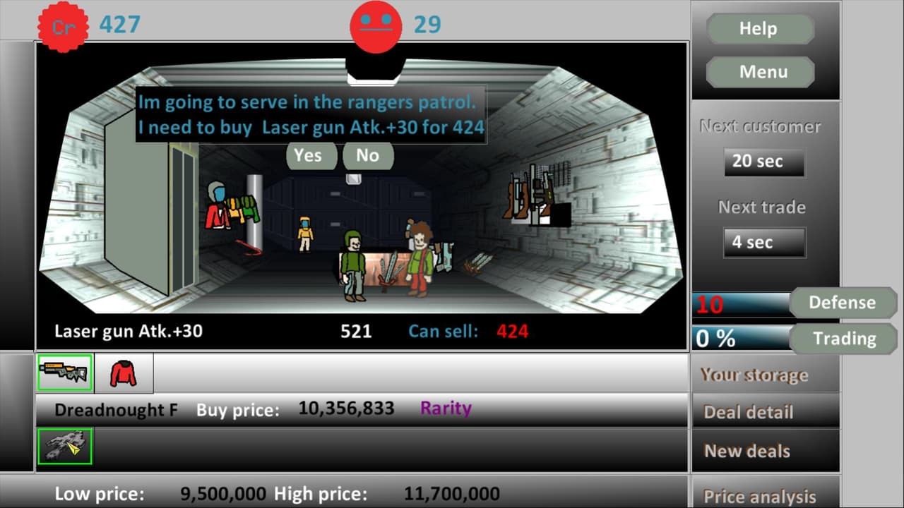 The Space barygan - space trading station sim screenshot 3