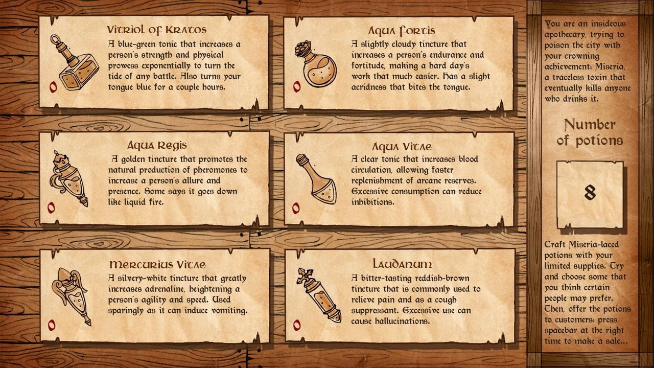 Apothecary Miseria screenshot 3