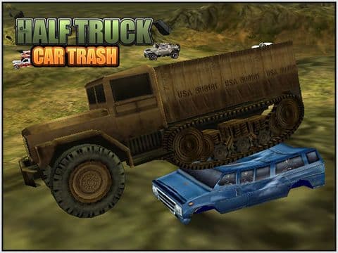 Half Truck Car Trash ( Car Crushing Simulation game ) screenshot 2